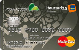 Cartão de Crédito Pão de Açúcar Itaucard 2.0 MC Platinum Gourmet