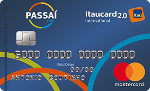 Cartão de Crédito Passaí Itaucard 2.0 International Mastercard