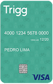 Cartão de Crédito Trigg Visa verde