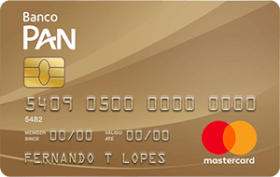 Cartão PAN MasterCard Gold