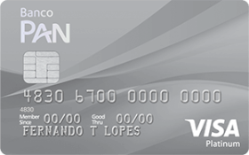 Cartão PAN Visa Platinum