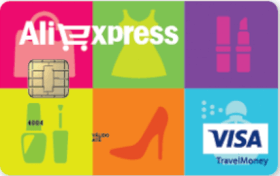 Cartão Pré-Pago Agillitas AliExpress Visa Internacional