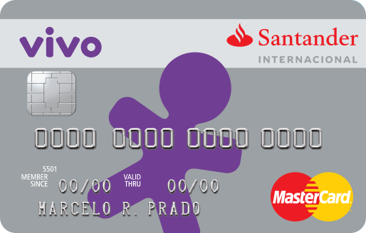 Cartão Vivo Santander Mastercard Internacional