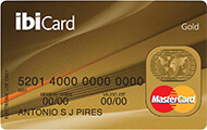 Cartão de Crédito ibiCard MasterCard Gold