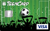 Cartão Pré-Pago Agillitas Teen Futebol Visa