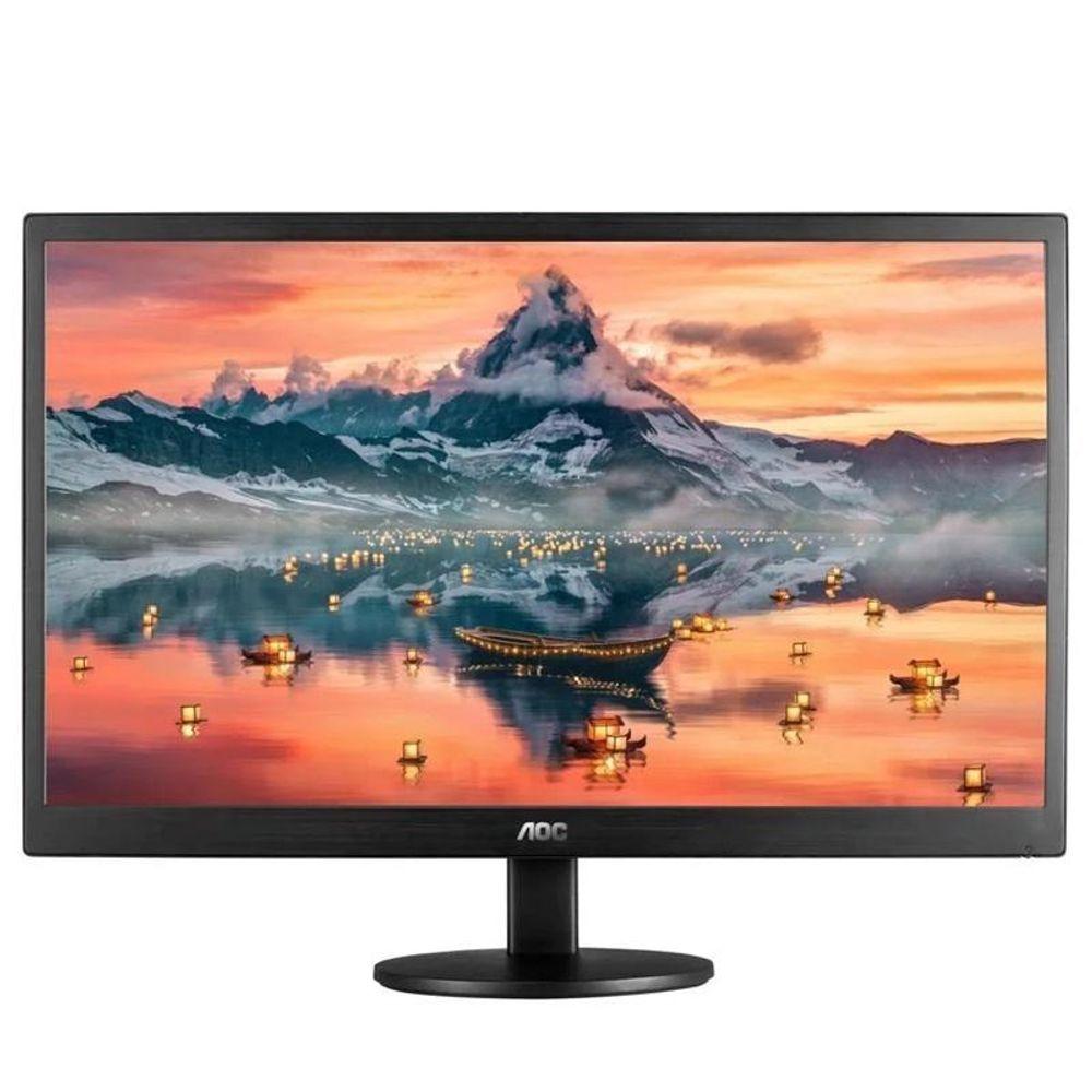 MONITOR 18,5 AOC E970SWHNL LED WIDE PRETO VGA/HDMI