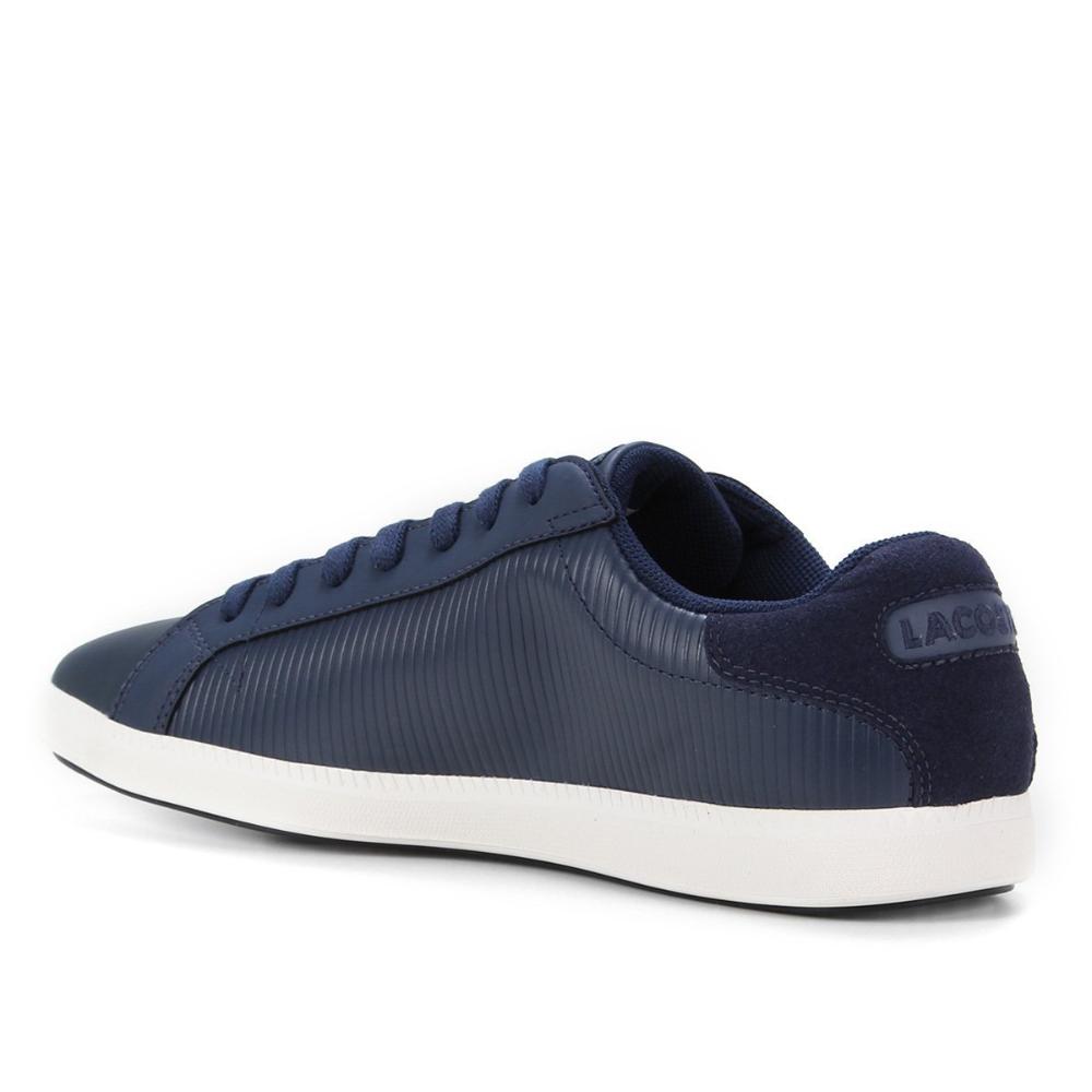 Tênis Couro Lacoste Graduate Masculino Original - Top Cupons