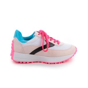 Tênis Luana Cinza e Pink