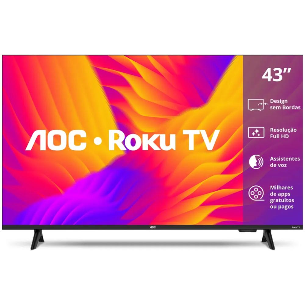 Smart TV AOC Roku DLED 43" Full HD S5135 3 HDMI
