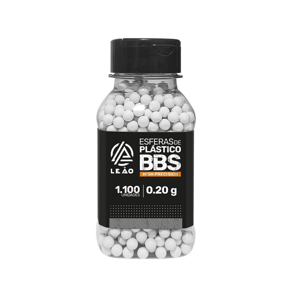 MUNIÇÃO AIRSOFT BBS LEÃO 0.20G 1100UN.