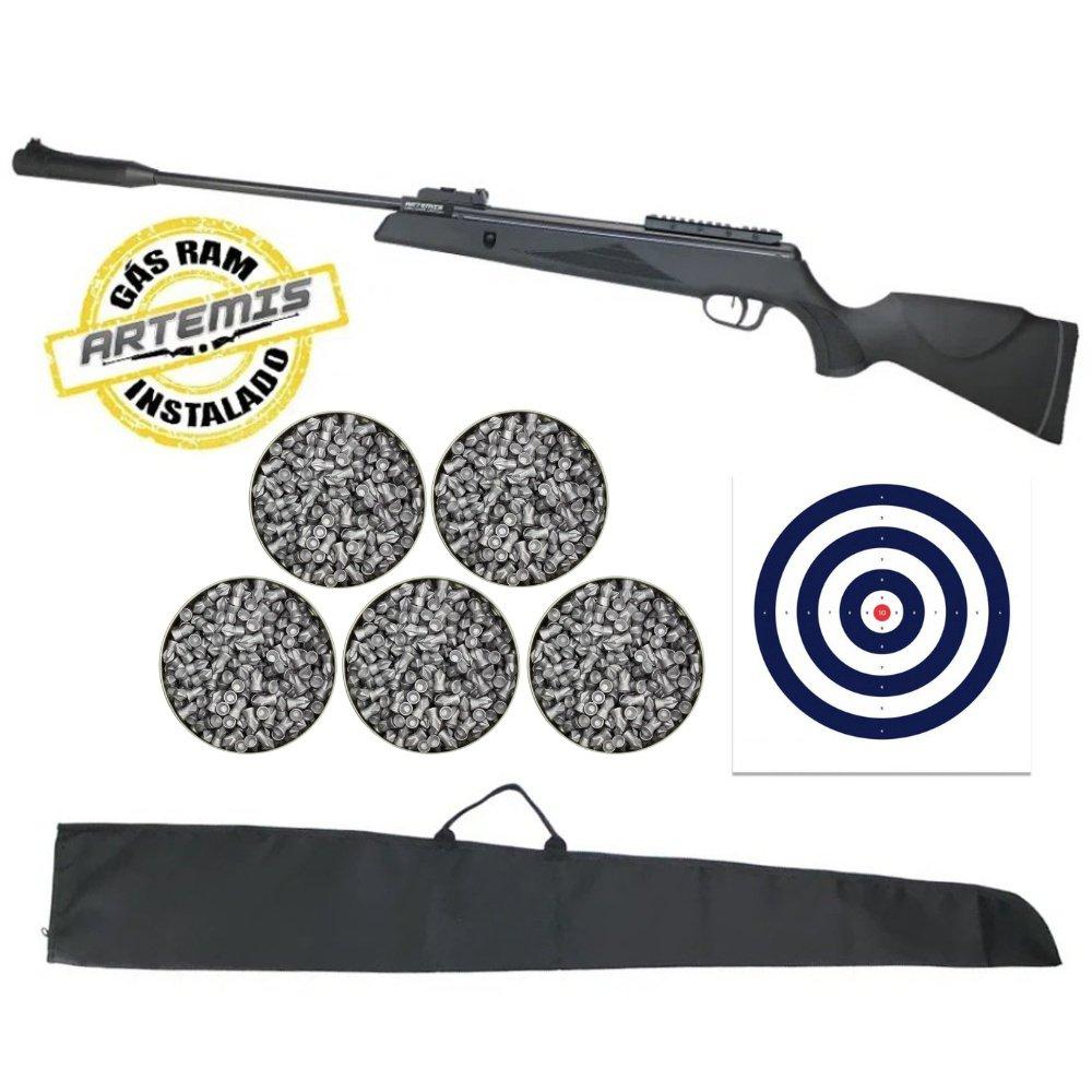 Carabina Pressão Black Hawk GR 70kg 5.5 Artemis + KIT PRO