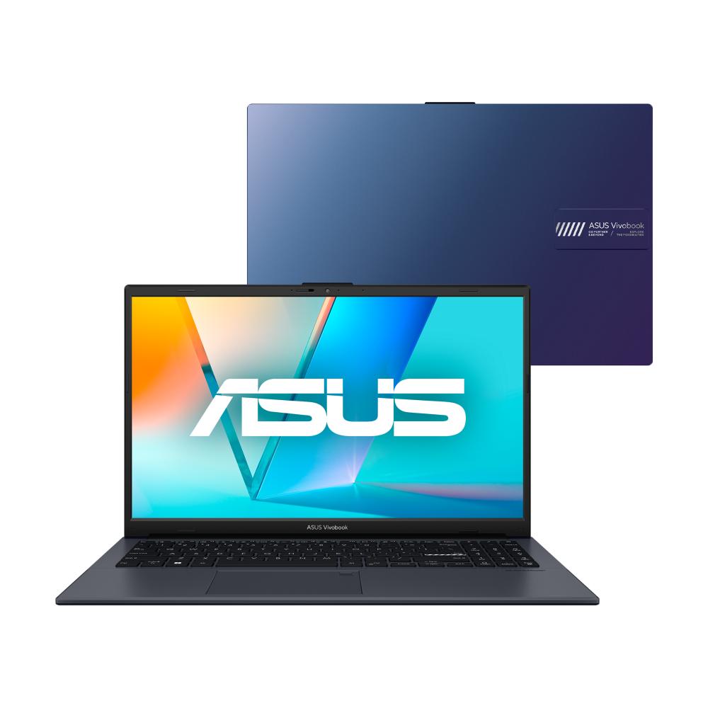 Notebook ASUS Vivobook Go 15, AMD Athlon Silver 10, 4GB, 128GB SSD, Windows 11 Home, 15,6" LCD LED FHD nível IPS, Peacock Blue