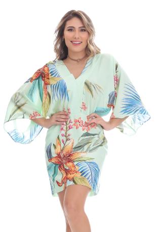 Vestido Clara Arruda Curto Manga Quadrada  50443