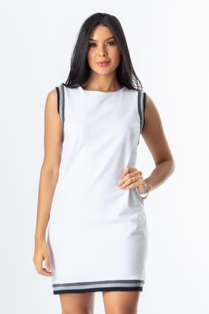 Vestido Moletinho Clara Arruda Detalhes Ribana  50708