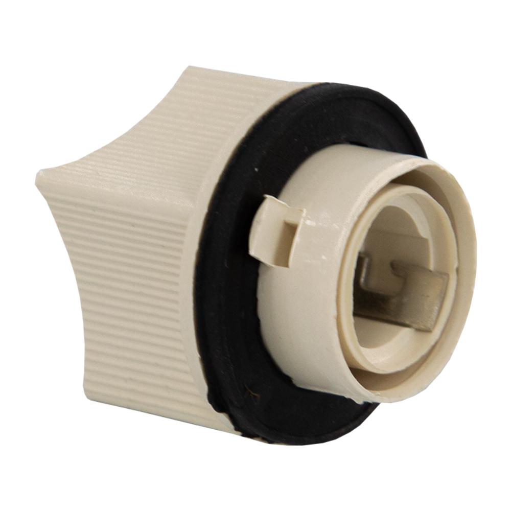 Soquete Universal 2 Polos 021 Branco para Lanterna de Ônibus e Caminhão - Multilight