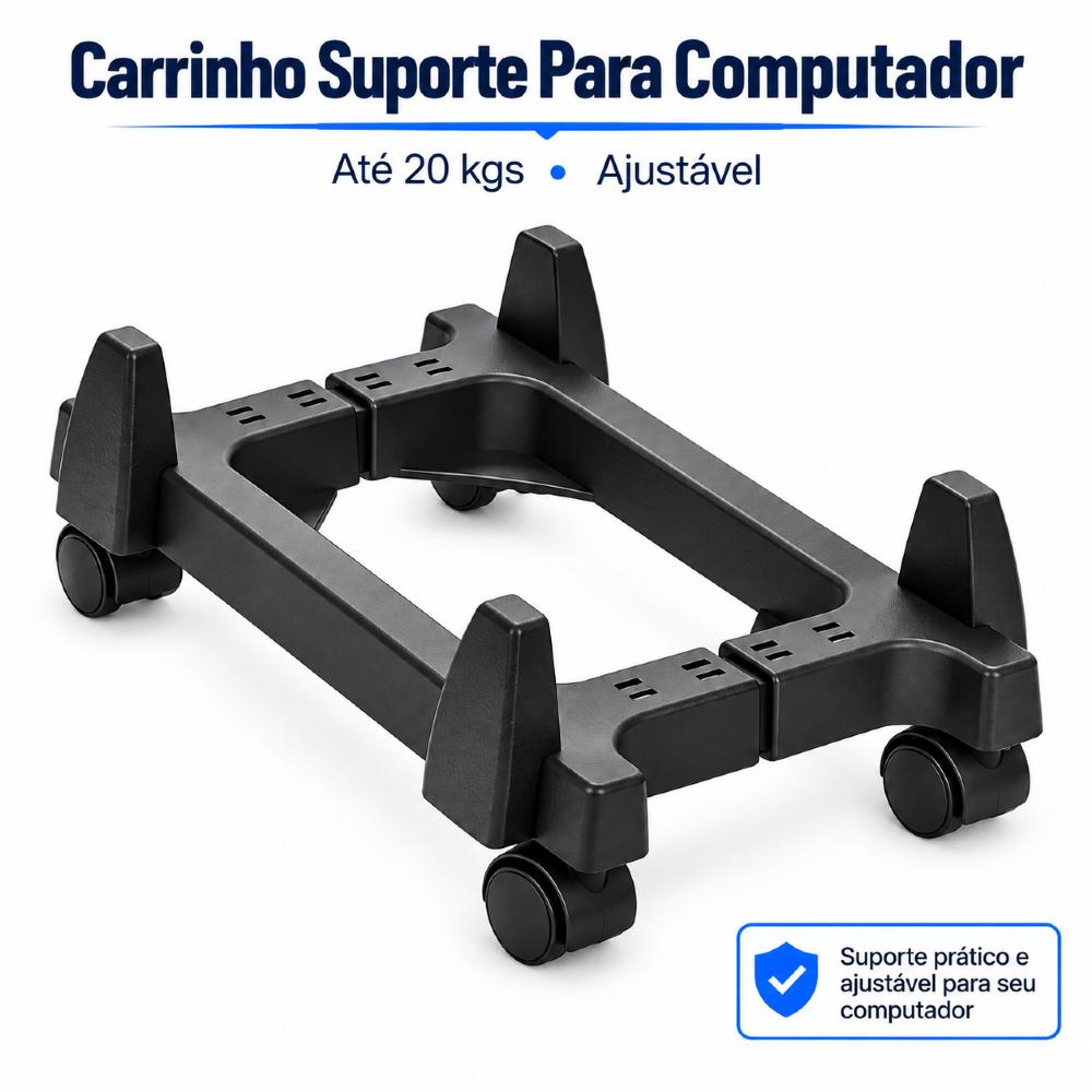 Carrinho para Cpu Suporte Nobreak com Rodinhas