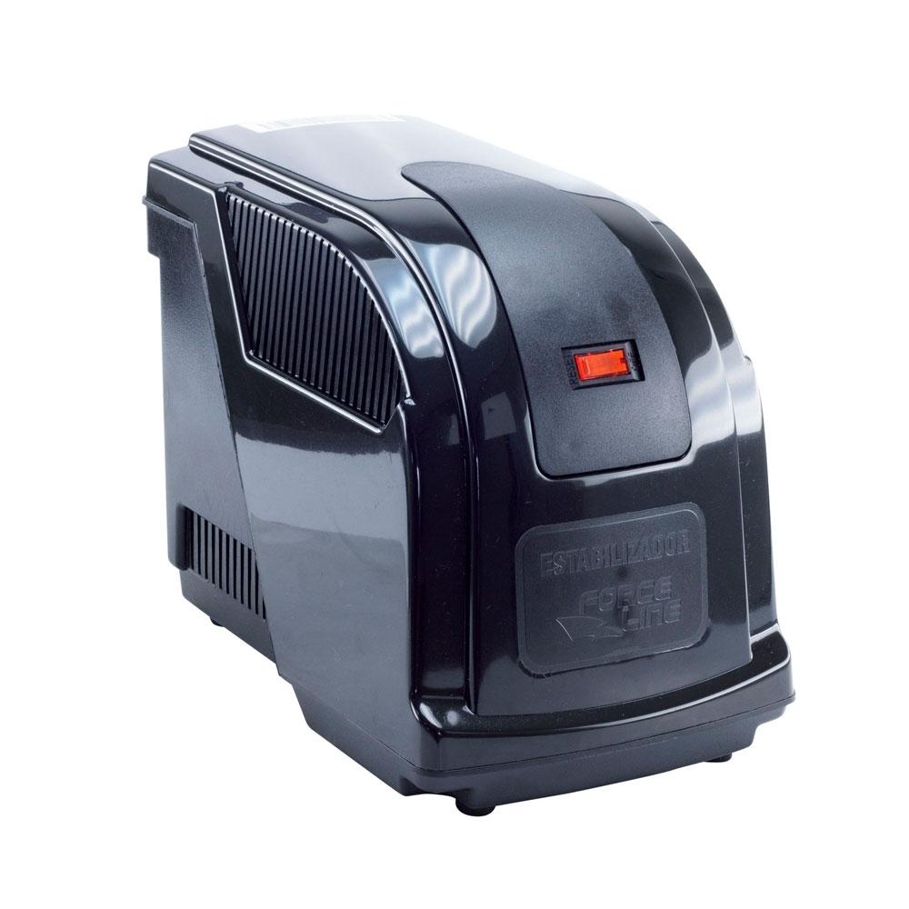 Estabilizador Eletrodoméstico 3000Va Tripolar Preto - Force Line