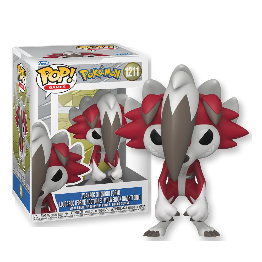 Boneco Funko Pop! Pokemon Lycanroc (Forma Noturna)
