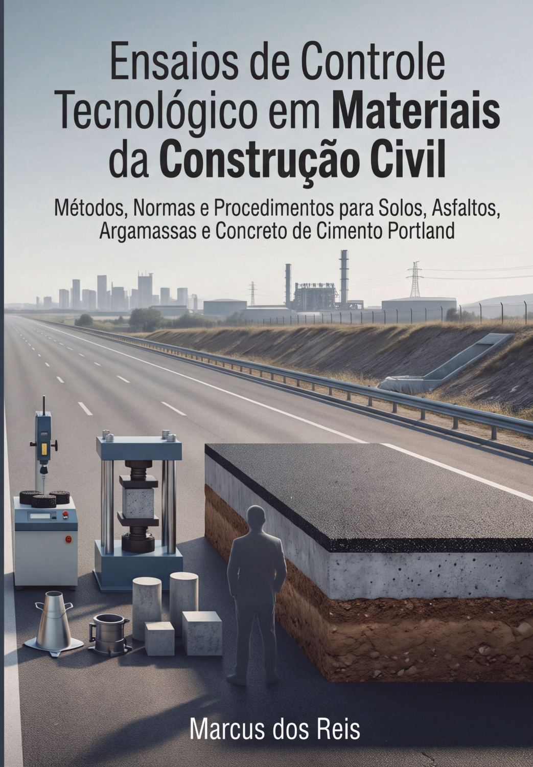 Ensaios de controle tecnológico em materiais da construção civil: métodos, normas e procedimentos para solos, asfaltos, argamassas e concreto de cime