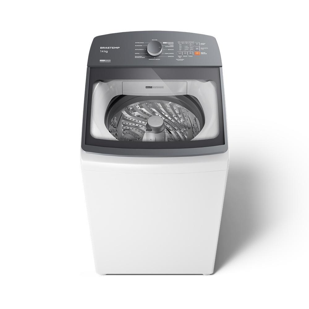 Lavadora de Roupas Brastemp 14kg BWF14AB Smart Sensor Design Compacto Branca