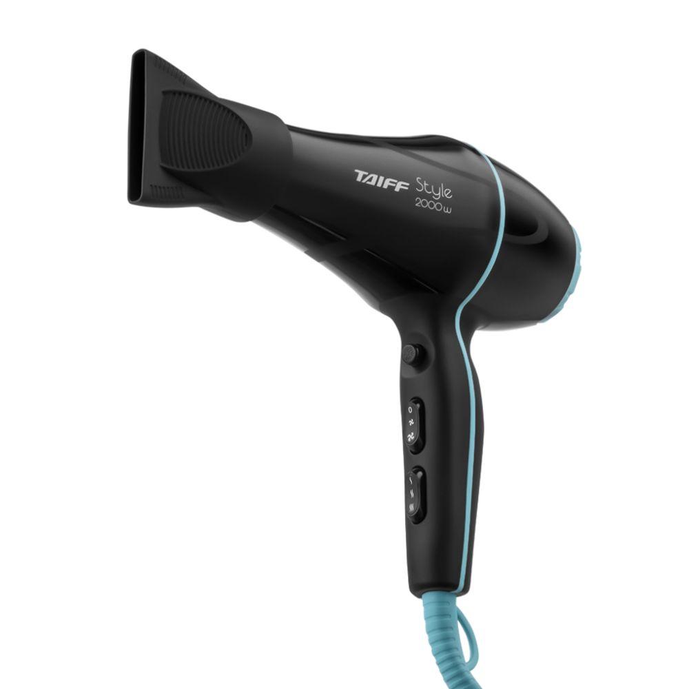 Secador New Style 2000W Cabo 1,80m 220 volts Preto - Taiff