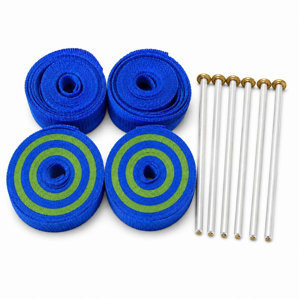 Fita de Marcação Essencial Beach Tennis/Volei de Praia Azul + Verde Citrico