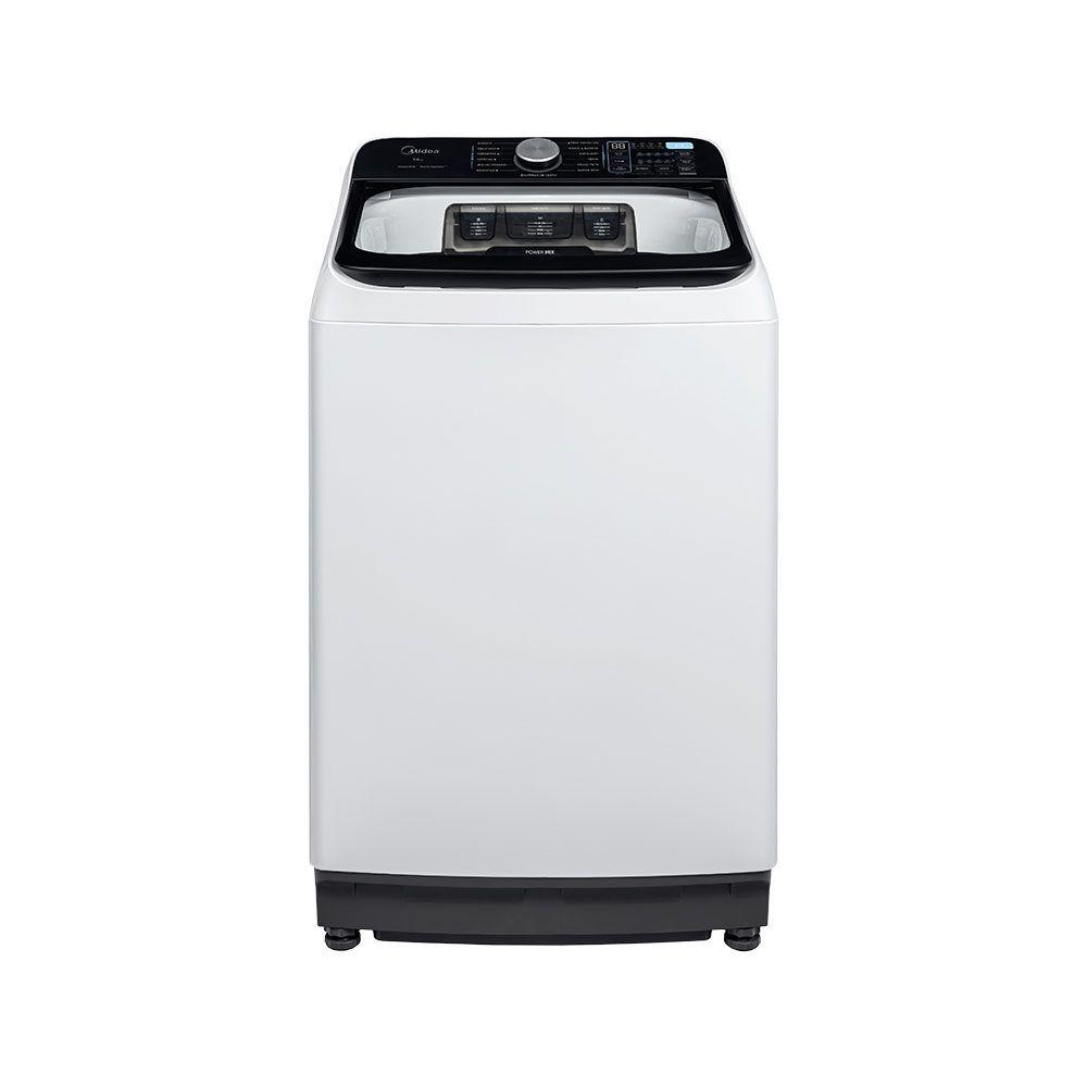 Lavadora de Roupas Midea 14kg Cesto Inox 13 Programas de Lavagem Branca MA512W140A/WK04