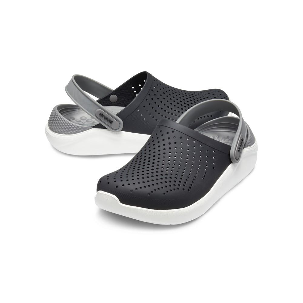Crocs literide clog  black/smoke Cinza 3