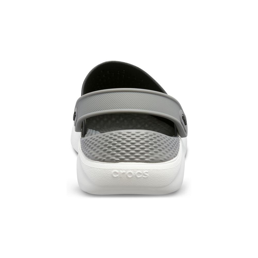 Crocs literide clog  black/smoke Cinza 5