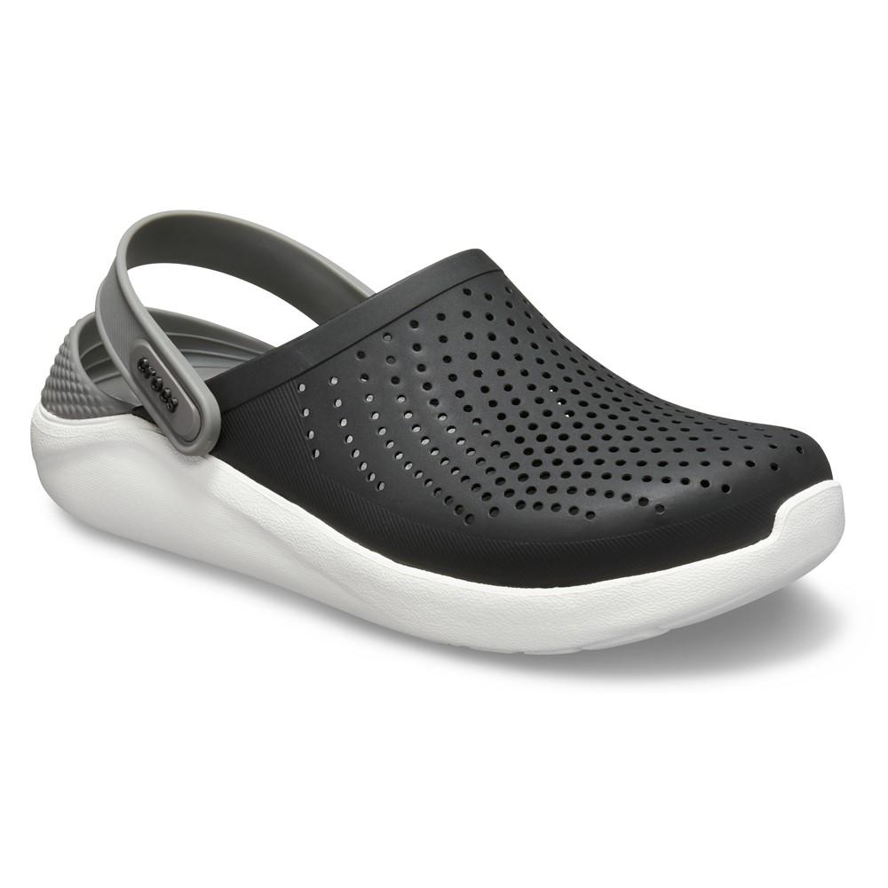 Crocs literide clog  black/smoke Cinza 2