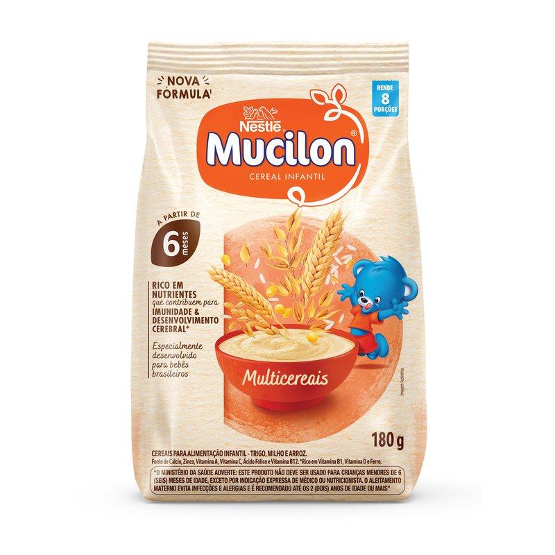 Cereal Infantil Mucilon Multicereais 180g