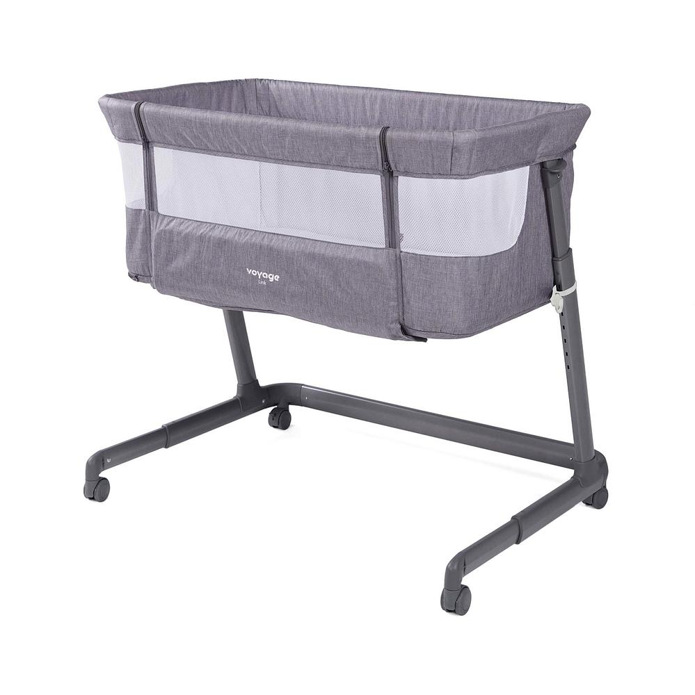 Berço Portátil Co-bed Link Cinza Mescla - Voyage