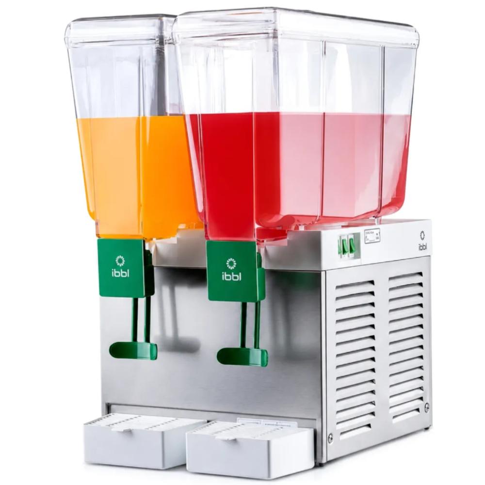 Refresqueira BBS2 17112001 30L 2 Depósitos 15L Sistema de Refrigeração Balanceada Inox IBBL