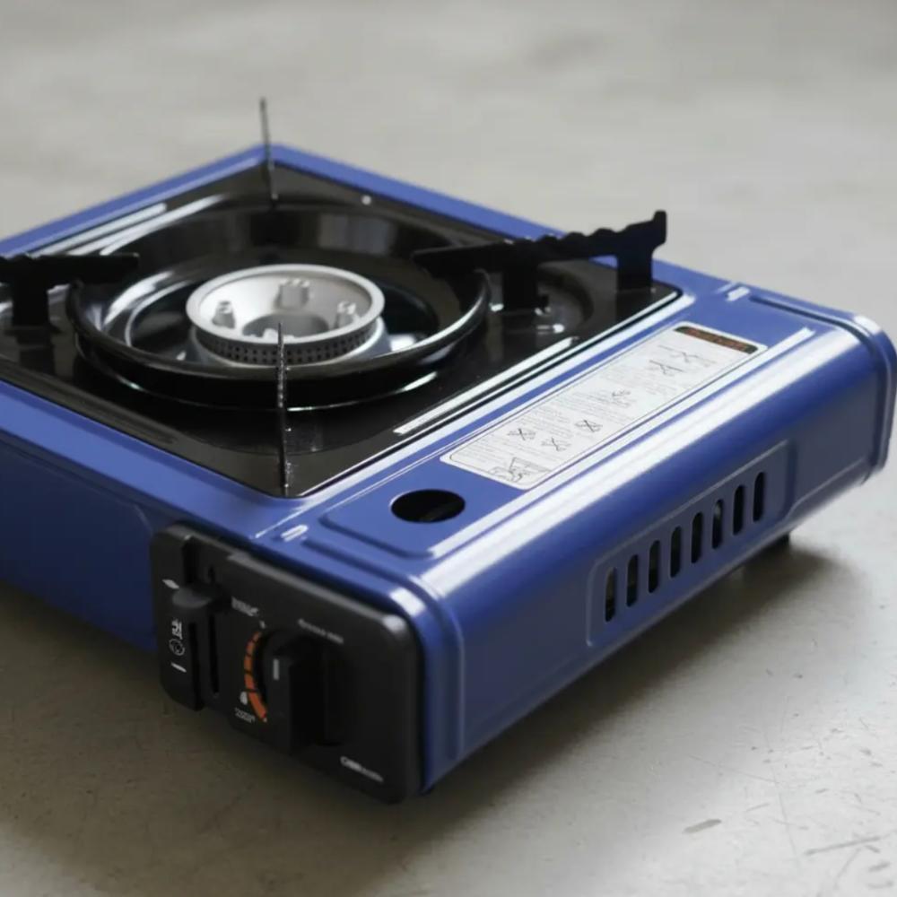 Fogareiro Frontier Portatil Para Cozinha E Camping Azul -