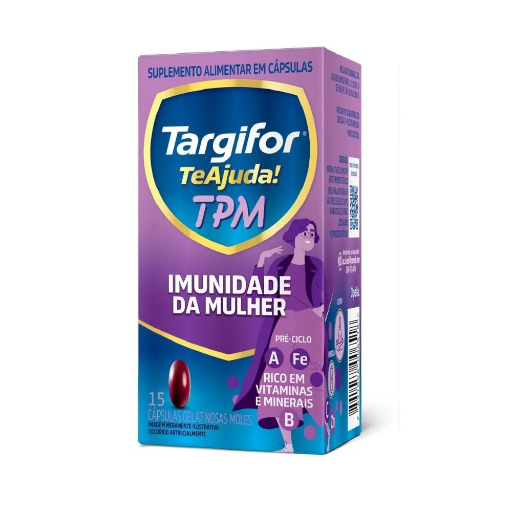Targifor te ajuda tpm vitamina 15 cápsulas