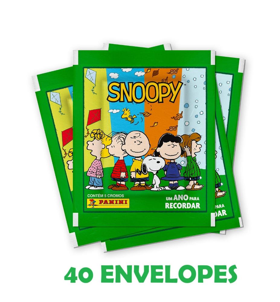 SNOOPY – UM ANO PARA RECORDAR - Kit Com 40 Envelopes