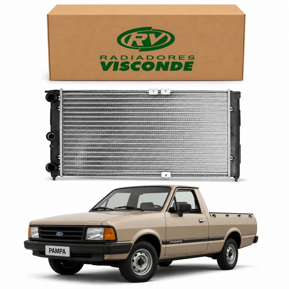 Radiador Ford Pampa 1.8 82 A 97 Visconde