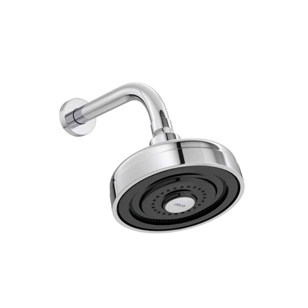 Ducha Redonda de Parede Cromada com Tubo Acqua Plus Deca