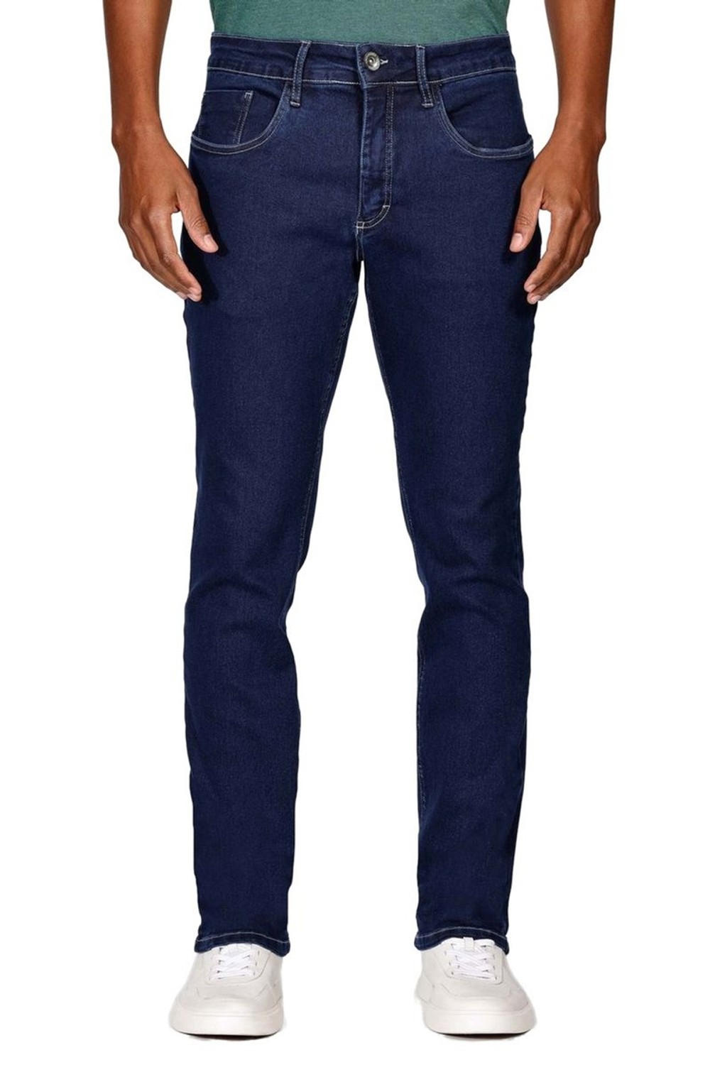 Calça Jeans Slim Blue Azul