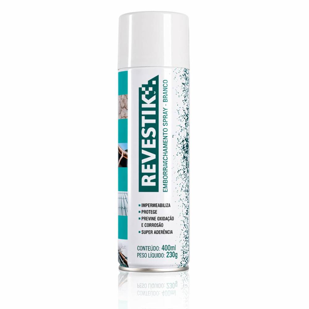 Emborrachamento Branco Spray Revestik 400ml 230g Tbr