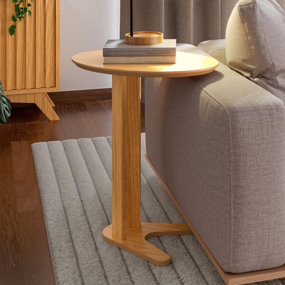Mesa Auxiliar Ariel Tampo e Base Freijó 70cm - 67908