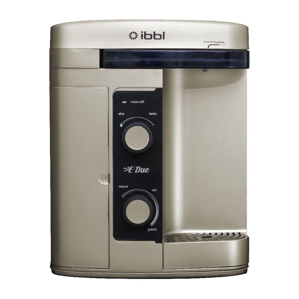Purificador de Água de Bancada e Parede IBBL E-due com Água Gelada e Natural Prata Bivolt
