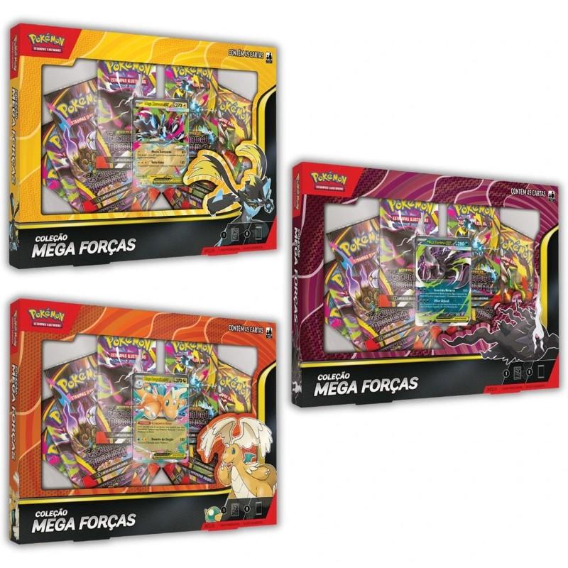 Box Pokémon Copag Coleção Mega Forças do Pokémon