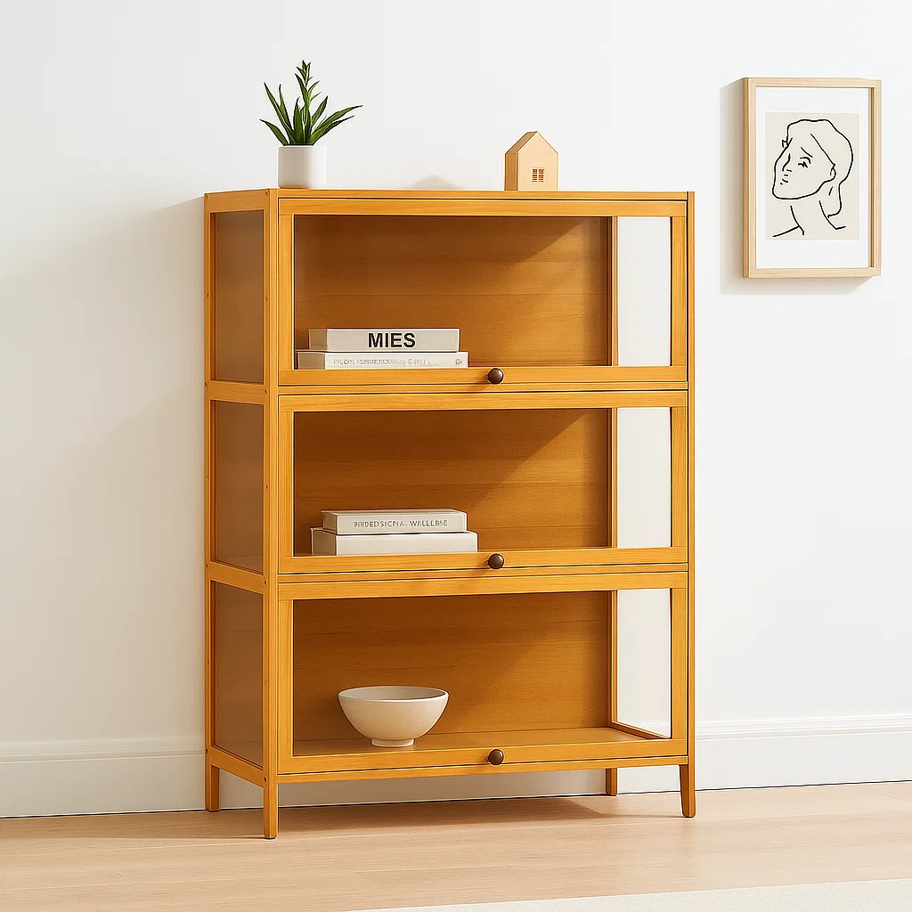 Vitrina CrystalBamboo 3 Niveles