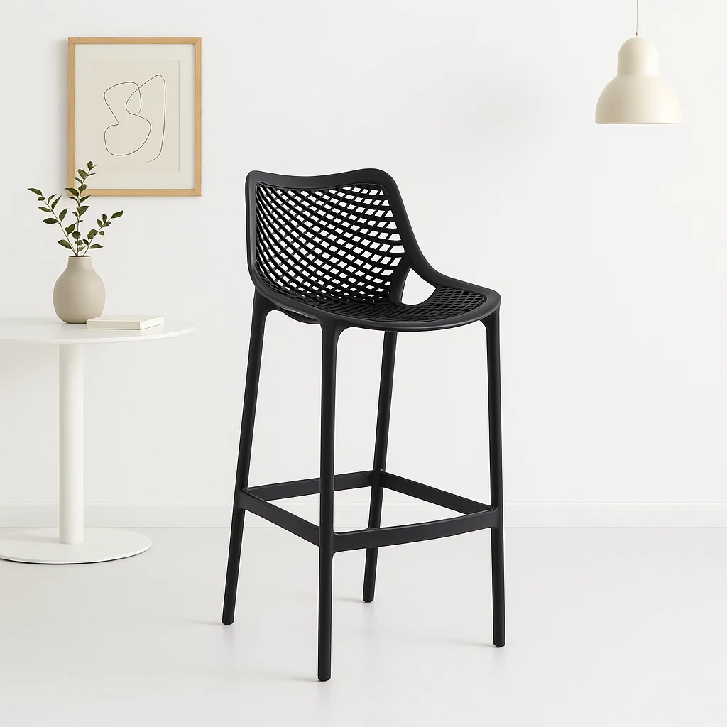 Taburete de Bar o Terraza Berlin - Negro