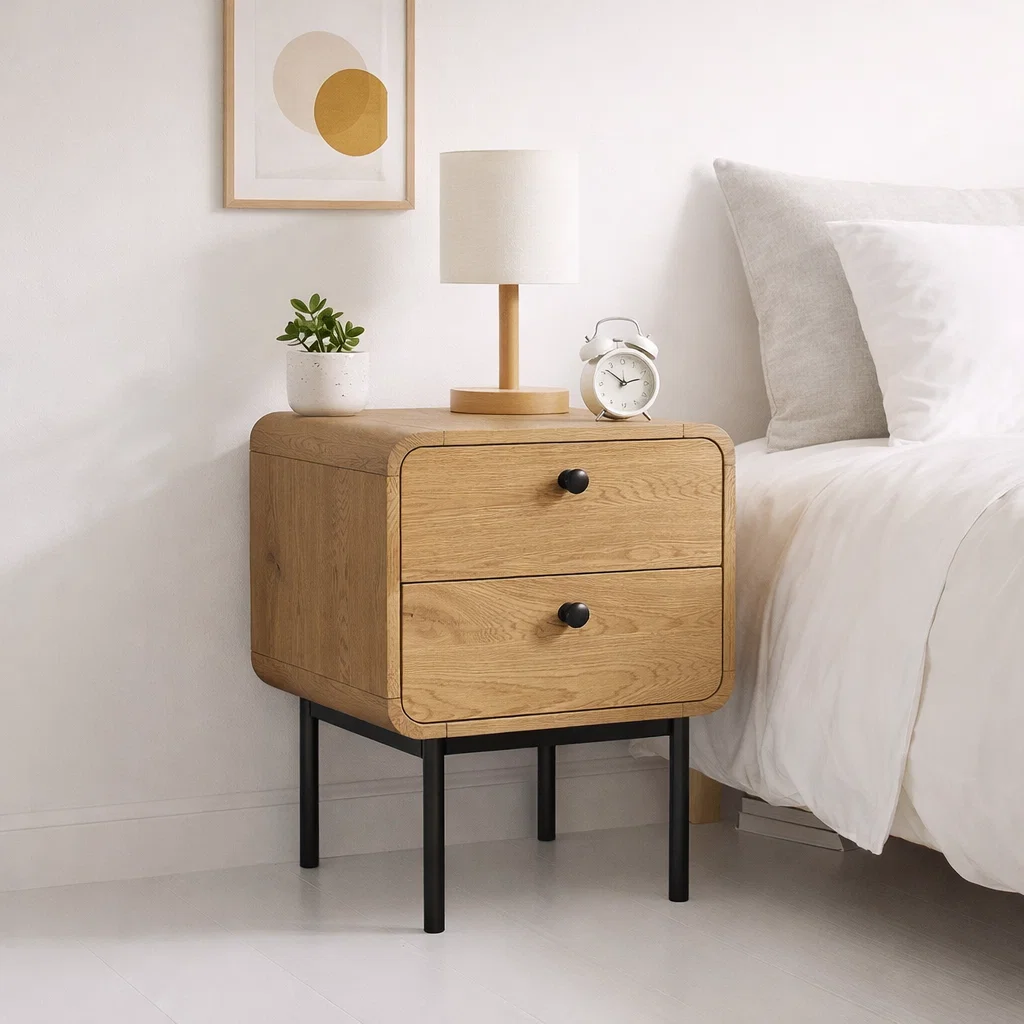 Velador KETIK 40x50 - Madera clara