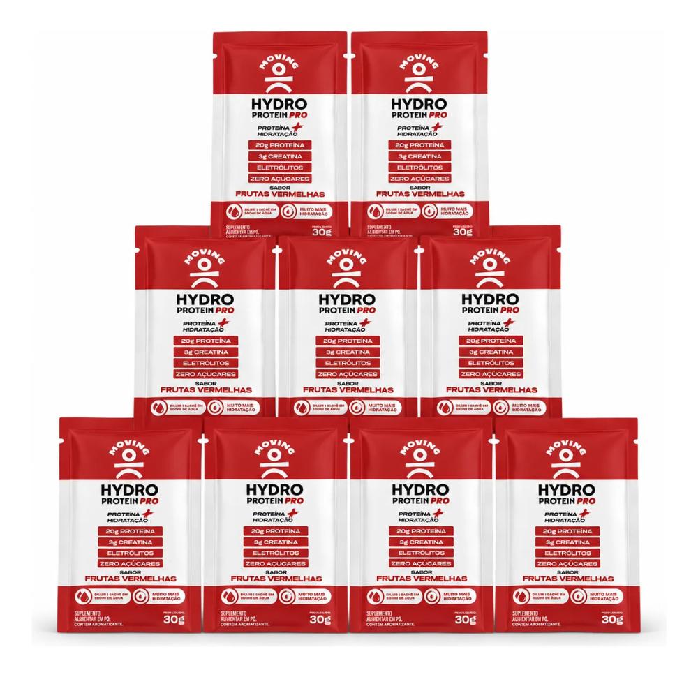 Moving Hydro Protein Sache Frutas Vermelhas 30g