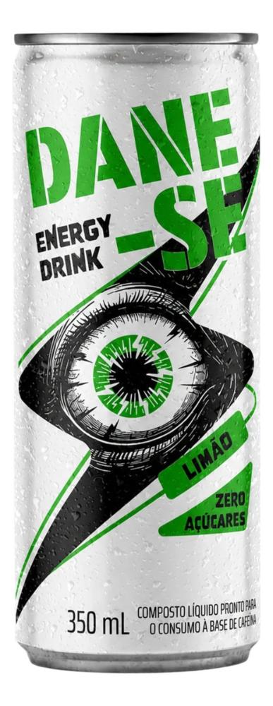 Energético Dane-se Sabor Limão Lata 350ml