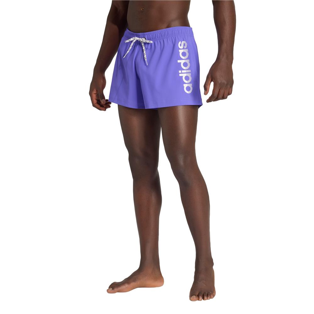 SHORTS NATAÇÃO MALHA ELÁSTICA LOGOTIPO 7,5 CM