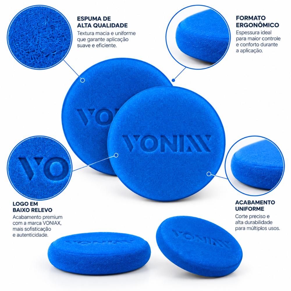 Aplicador de Espuma Vonixx Kit com 2 Unidades
